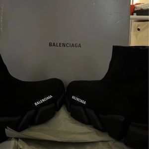 Balenciaga Speed 2.0 Knit High Top Sock Sneakers